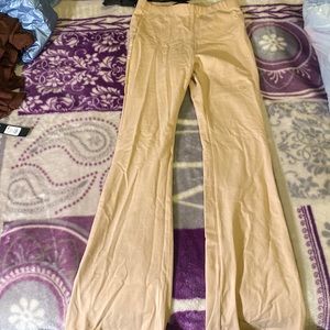 Wide leg- comfy pants- my short XS ladies may need to wear shoes or heels